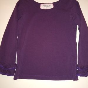 SweetHoney Purple Long Sleeve Shirt Sz 2T